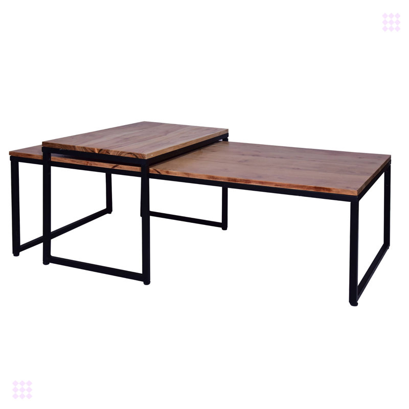 Solid Wood Top Coffee Table
