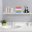 Tablette flottante en acier inoxydable