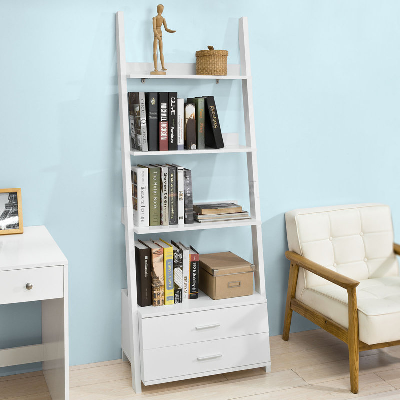 Wilmot 171cm H x 65cm W Ladder Bookcase
