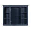 Armoire à pharmacie de 35 po, armoire de rangement murale pour salle de bain, armoire de salle de bain moderne avec miroir, armoire à miroir avec 6 tablettes ouvertes-1781345815
