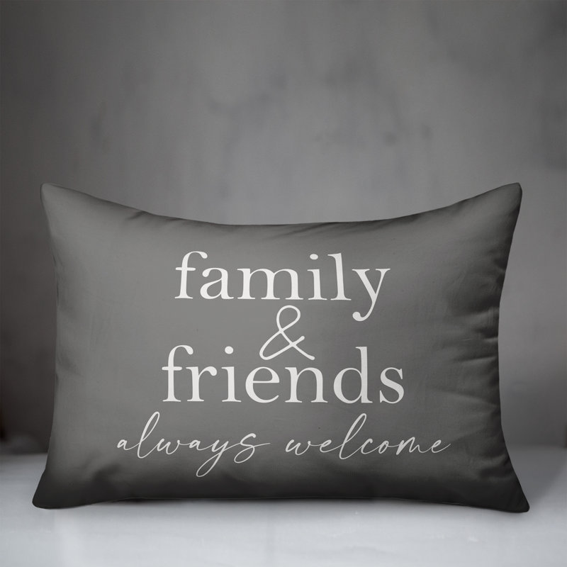 Coussin décoratif intérieur / extérieur en polyester , H 18 po x l 25 po, Gris