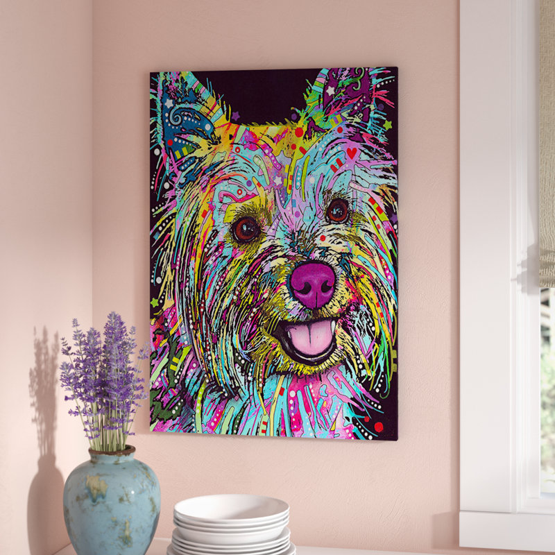 " Yorkie " by Dean Russo, 18" H x 12" W x 1.5" D