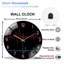 Horloge murale en verre 12 po