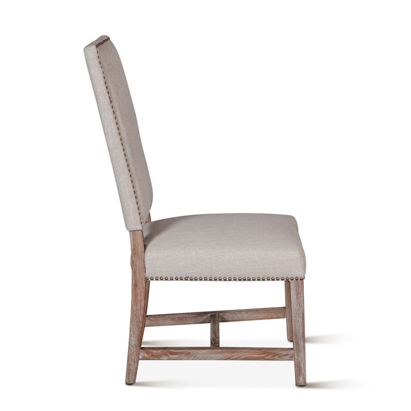 Dani Upholstered Dining Chair, Light Gray