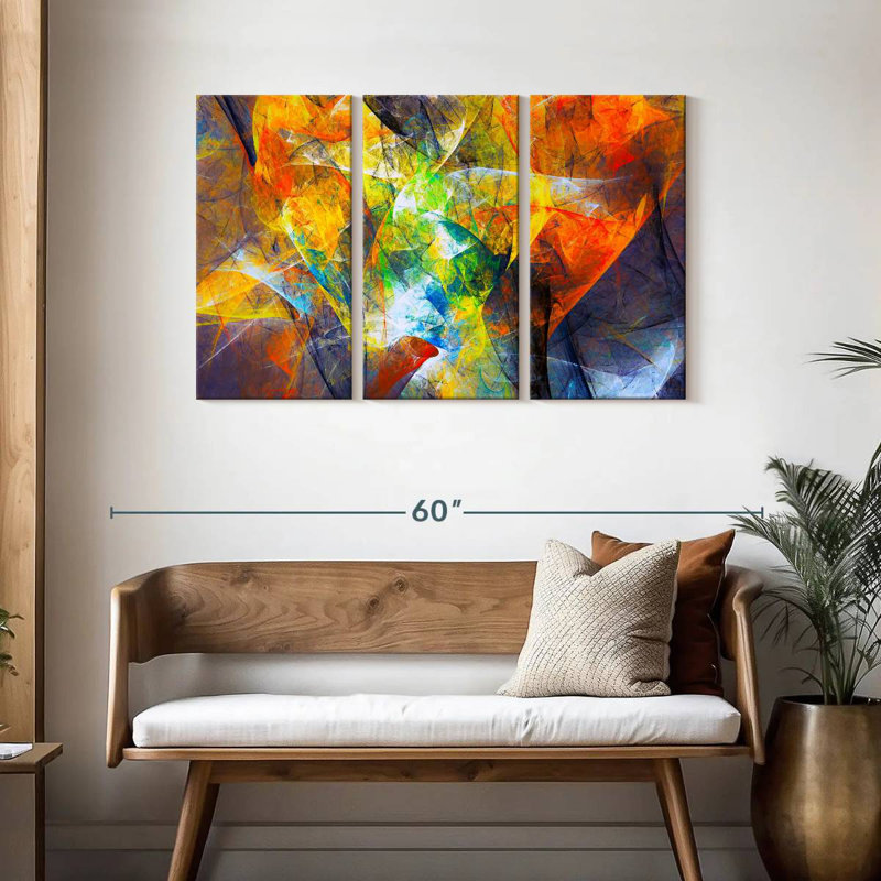 Avery Eccentric Motion Abstract, 28" H x 45" W