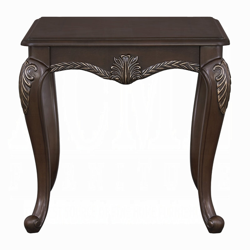 Table de bout rectangulaire en cerisier Brooklana