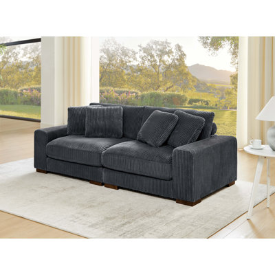 Kijuana Square Arm Sofa with Reversible Cushions