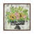 Toile avec cadre en bois brun classique