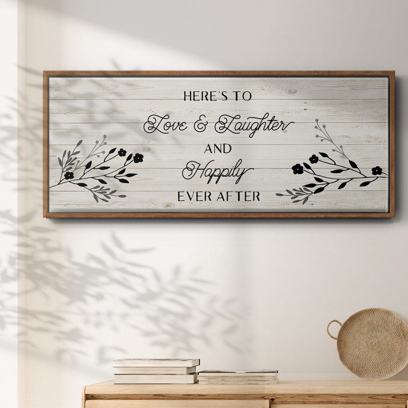 Happily Ever After- Framed Canvas