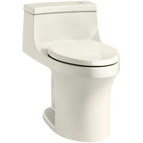 San Souci® Impressions Souci Comfort Height One Piece Compact Elongated Touchless Toilet with Aquapiston Flushing Technology