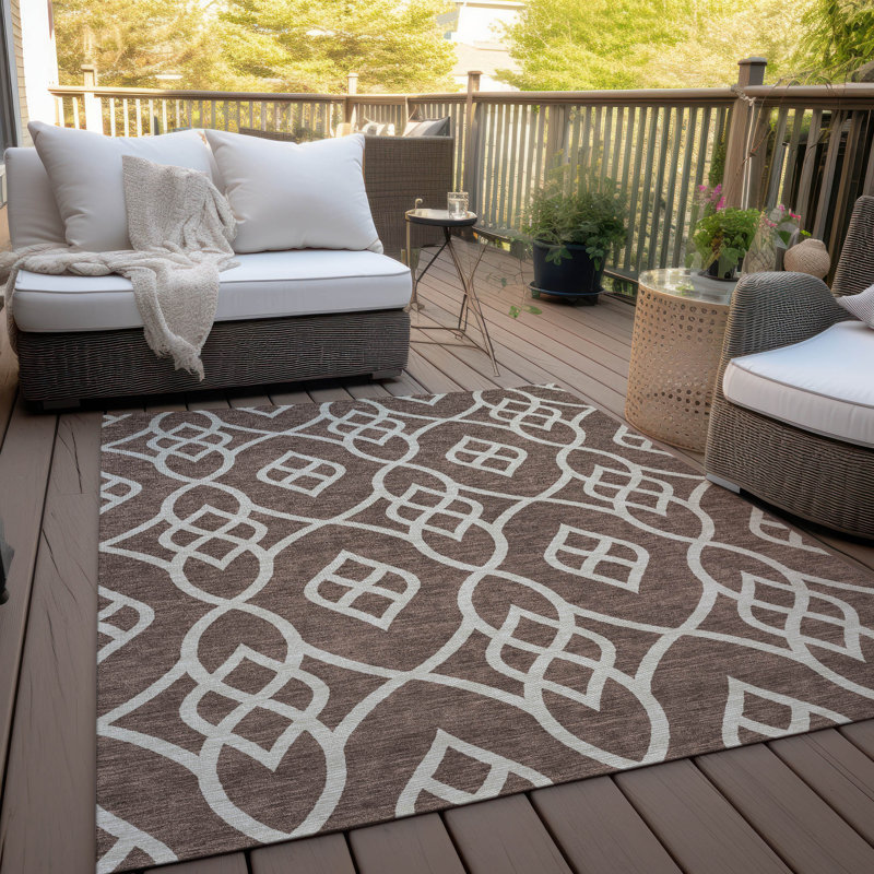 Tapis intérieur / extérieur mâle avec envers antidérapant, Rectangle 10 pi x 14 pi
