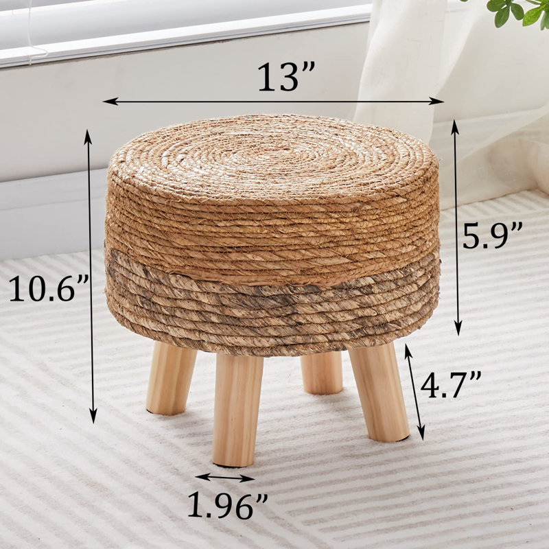 Tabouret d'appoint Quinnesec, Brun