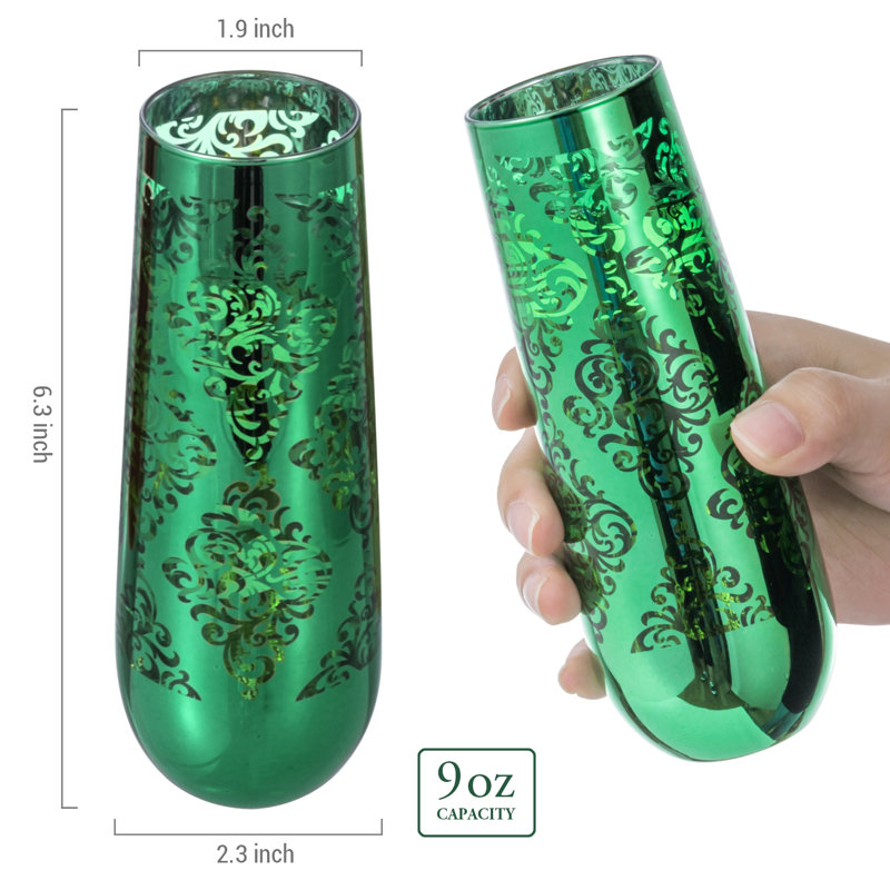 4 Piece 266ml Flute Set