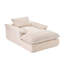 Chaise longue surdimensionnée en velours côtelé 67 po-112251998