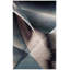 Tapis beige / bleu à motif abstrait Vilica-1061302151