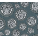 Versace Midnight Sky Monarch Unpasted Vinyl Wallpaper