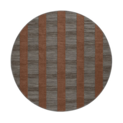 Tapis d'intérieur et d'extérieur à carreaux brun