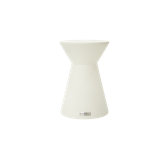 ROME Column Side Table Small Round Concrete End Table 50,8 cm H X 35 cm B X 35 cm T