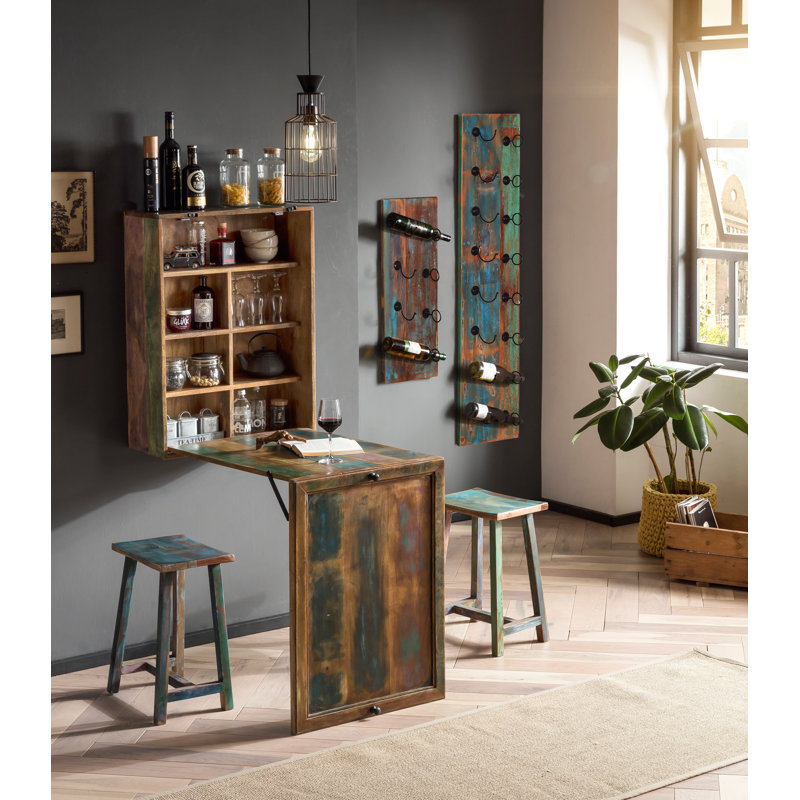 Kraker 60cm Solid Wood Bar Set