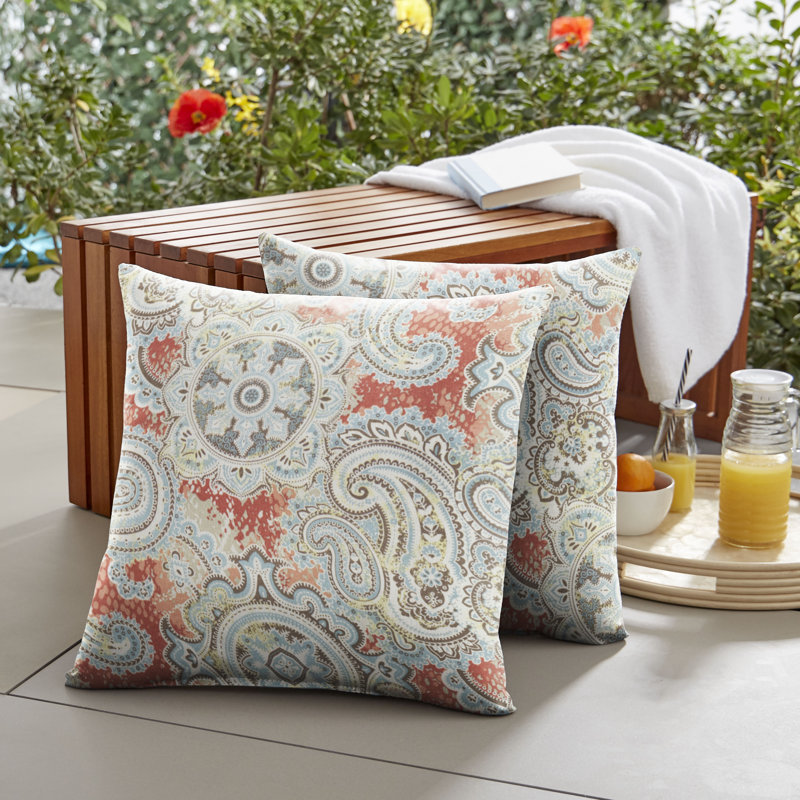  Outdoor Throw Pillow, Square 18"