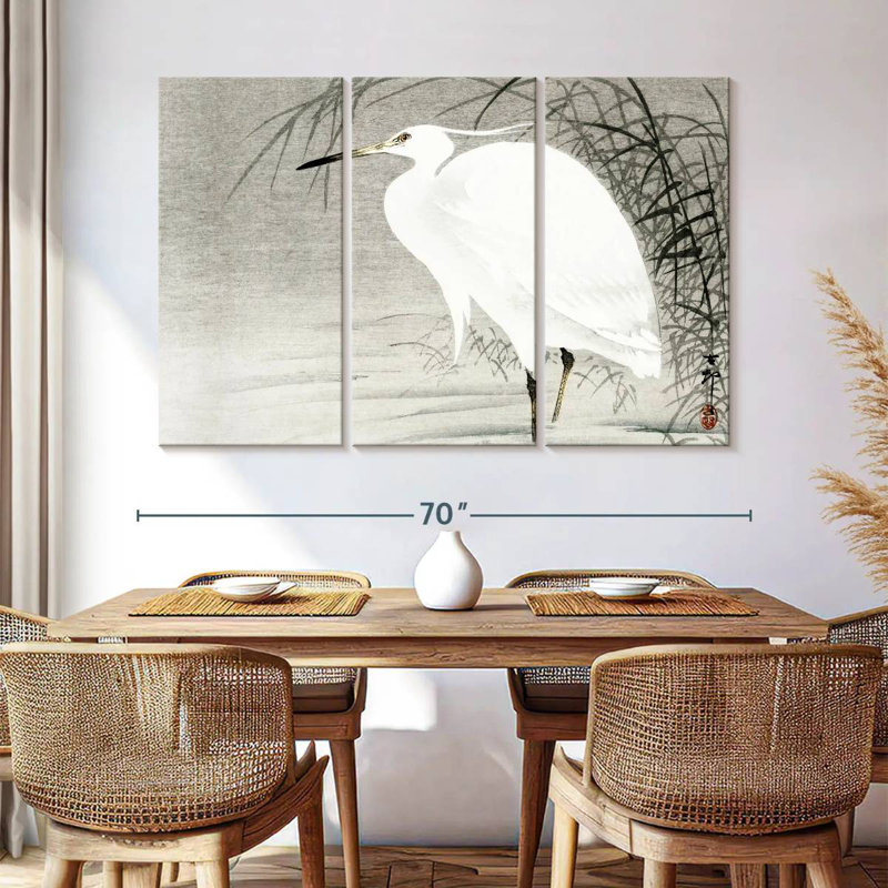 Brampt Little Egret, 42" H x 65" W
