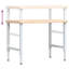 Solid Wood Top Height-Adjustable Workbench-748784867-748784866