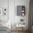 23.6" Grey Bathroom Wall Cabinet