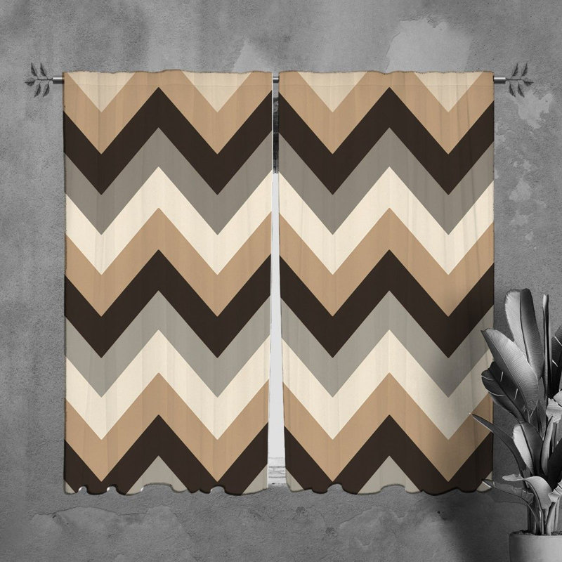 Paire de rideaux obscurcissant en polyester Mycala, L 40 po x L 82 po