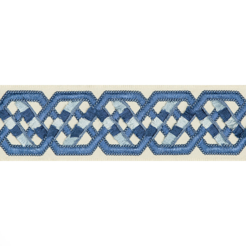 Treillis Passementerie Loriyan Performance Fabric, Delft