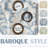 Grommet Vintage Damask Patterned Linen Curtains for Bedroom Vintage Curtains-1863722962-1861175286