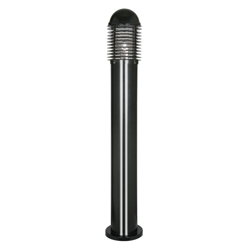 St. Lucie Black Metal Bollard Light
