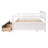Full Size Daybed With Two Drawers In White - Build, Space Saving Element, Multi-functional Article, Easy Installation Manual Quality, Merchandise, To Assemble Frame-1739744513
