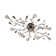 Monhollan Glass Semi Flush Mount