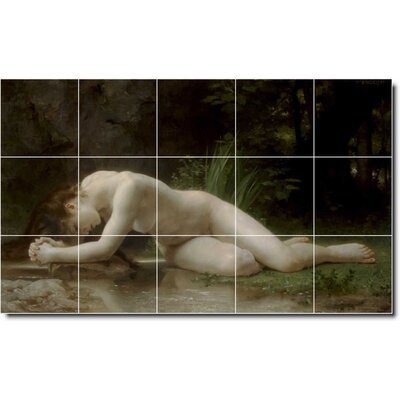 30"" x 18"" Ceramic Painting Decorative Mural Tile 6"" x 6 -  Picture-Tiles.com, W00752-M