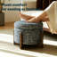 Repose-pieds avec rangement 24,6 po et plateau en bois-1174896925