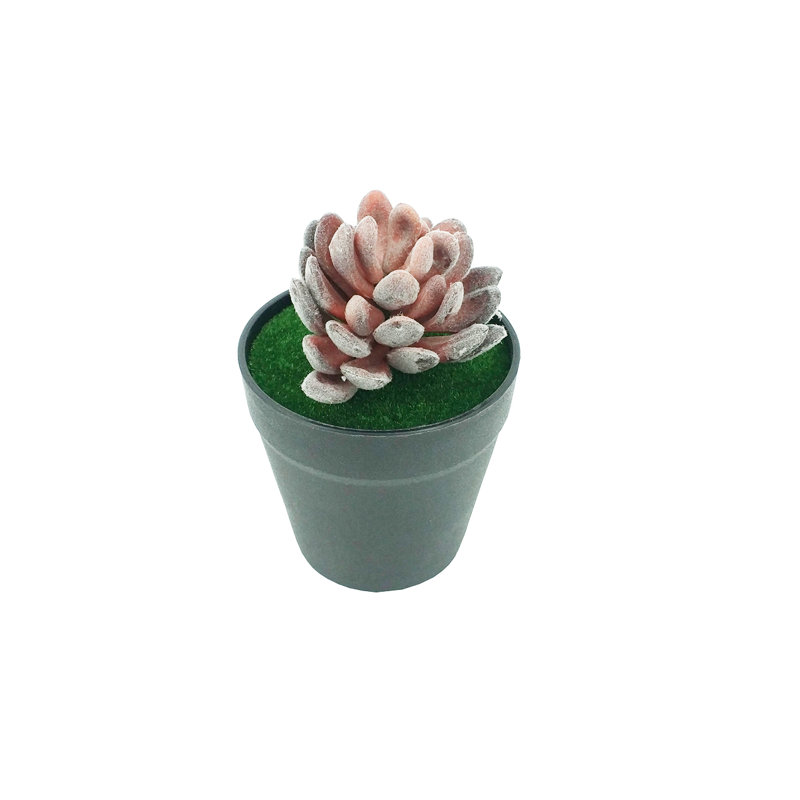 Jardinière artificielle verte 3,5 x 3,5 x 5,5 po
