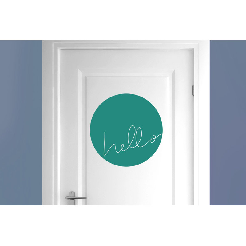 Wall Decal, Aqua Green