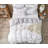 SLEEPBELLA Reversible Duvet Cover Queen, Elegant Purple Blossom On White, Soft And Breathable-120623270-120317447