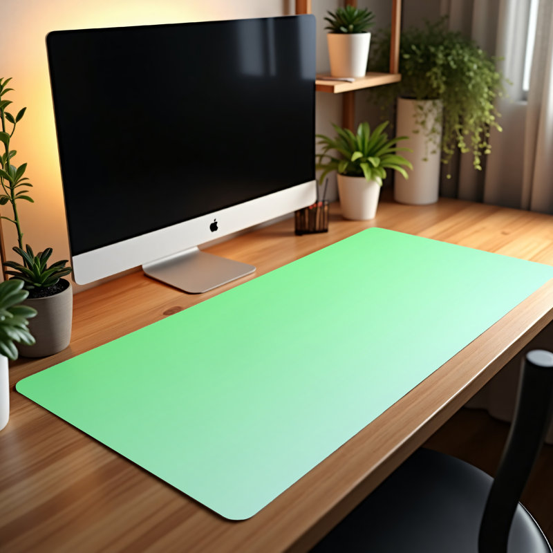 Polyester Desk Pad, 14.4x12.1