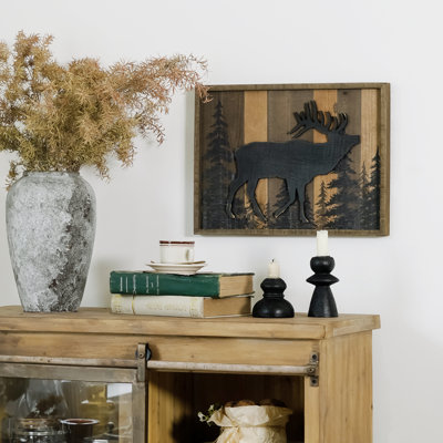 Forest Deer Calling In The Woods Wall Decor