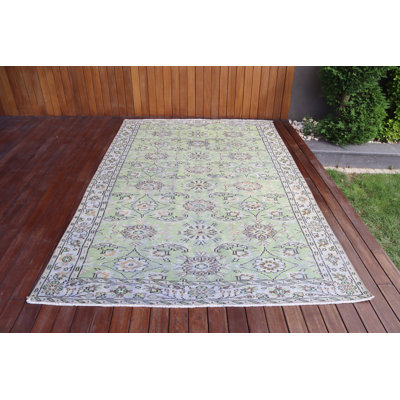 Grand tapis turc antique idéal pour le salon ou la salle à manger