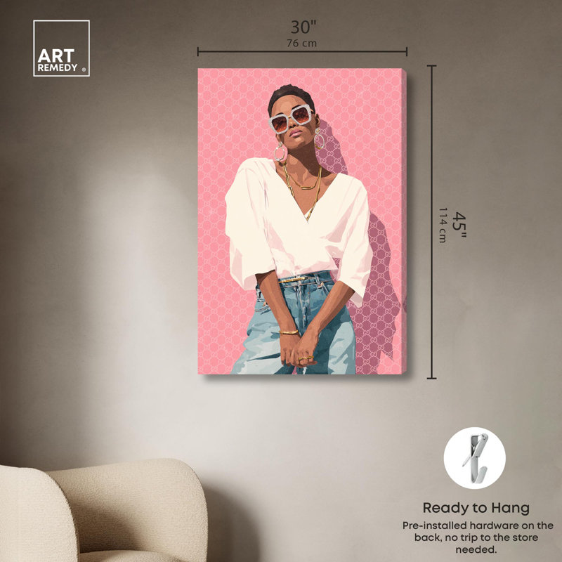 "Fresh and Cool Style", reproduction d'art sur toile par Art Remedy, 30 x 45, H 45 po x l 30 po, Toile tendue avec châssis