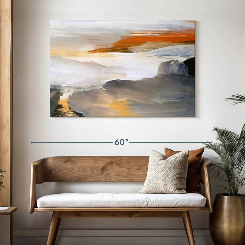 Avery Sunset Abstract, 32" H x 48" W