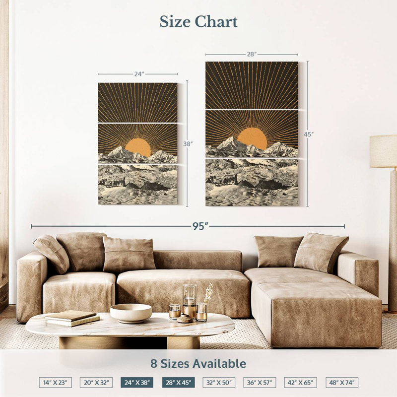Oberle Mountainscape V, 38" H x 24" W