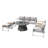 Kimly 7 - Person Patio Conversation Set with Cushions