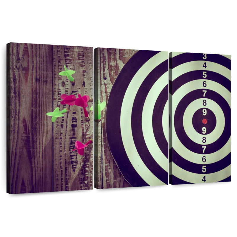 Senne Darts, 42" H x 65" W