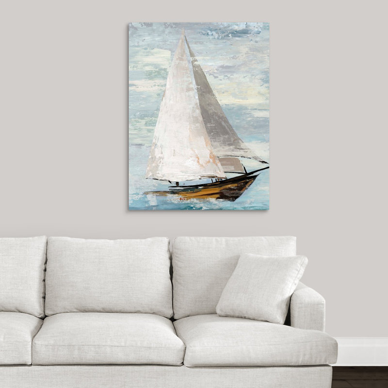 " Quiet Boats " by Allison Pearce, 24" H x 18" W x 1.5" D, Canvas
