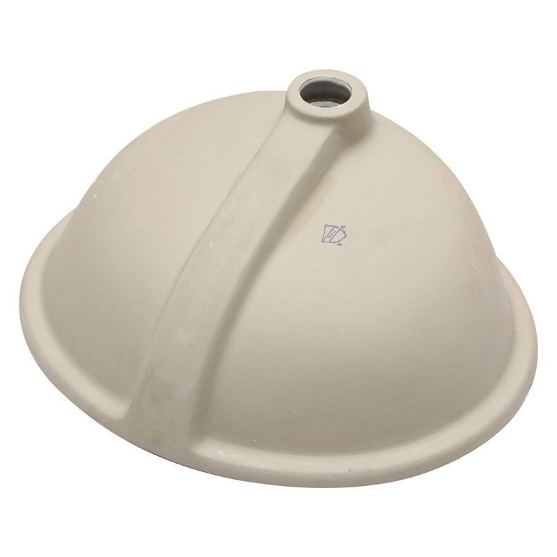 Lavabo ovale en céramique de 19 po x 16 po x 8 po avec trop-plein - blanc, encastré, teinté, caractéristique de salle de bain moderne 19 po x 16 po, qui rehausse l'espace