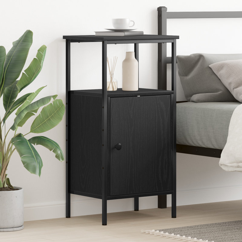 41cm W Manufactured Wood Bedside Table