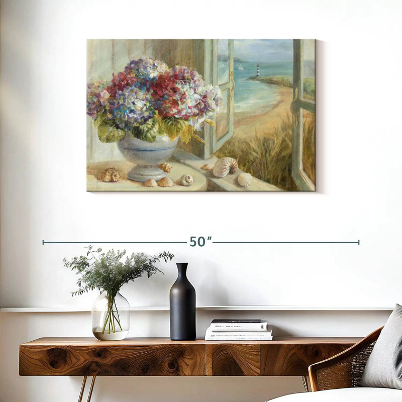 Harnek Coastal Hydrangea II, 24" H x 36" W